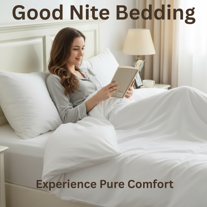 Luxurious White Duvet Cover Set - Ultra Soft & Breathable Bedding