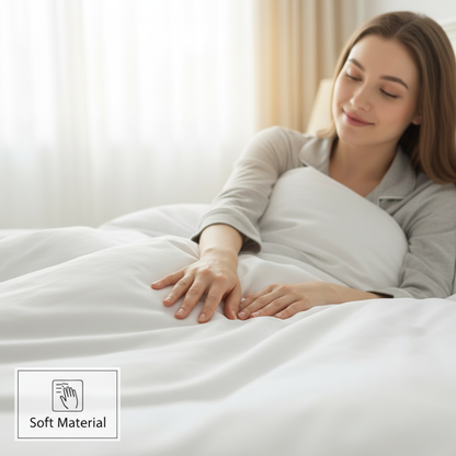Luxurious White Duvet Cover Set - Ultra Soft & Breathable Bedding