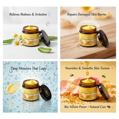 HOYGI Bee Venom Repair Cream – Deep Moisturizing & Redness Relief Skin Barrier Strengthening Cream (60g)