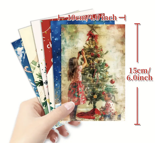 50 Pack Christmas Cards – Assorted Holiday Greeting Cards Bulk Set for Family, Friends &amp; Business