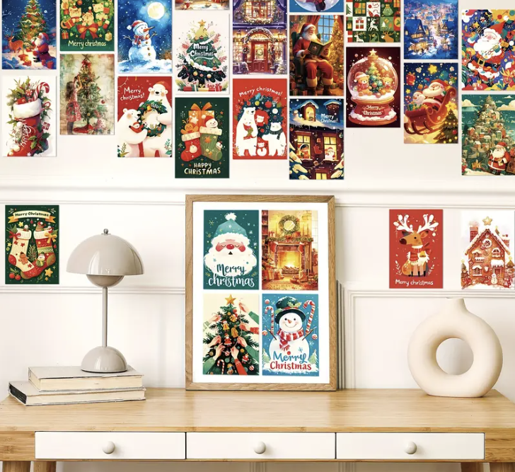 50 Pack Christmas Cards – Assorted Holiday Greeting Cards Bulk Set for Family, Friends &amp; Business