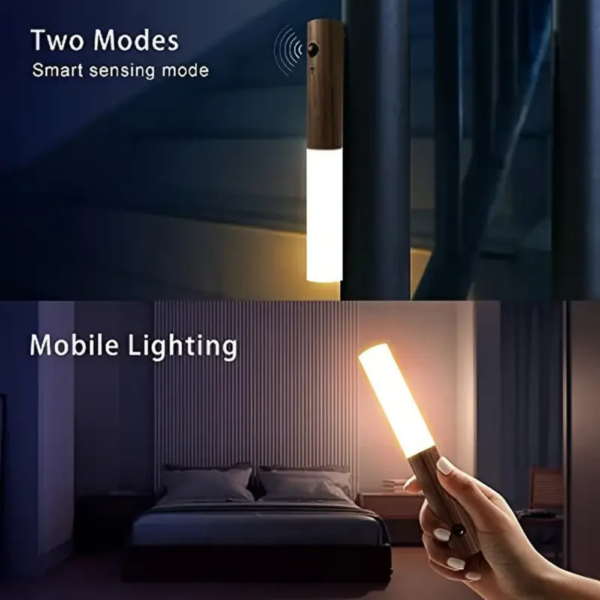 LumiGuide Pro USB Rechargeable Motion Sensor Night Light for Easy Installation - Image 2