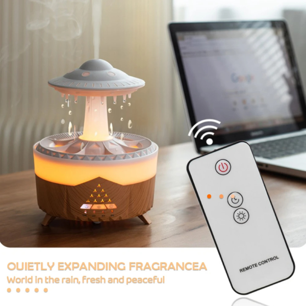 AeroGlow UFO Night Light Humidifier with Wireless Remote Control and Colorful LED Lights - Image 6