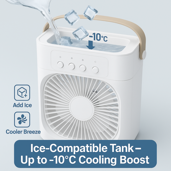LumaCool Touch – 3-in-1 Fan & Air Conditioner with Mist Spray - Image 4